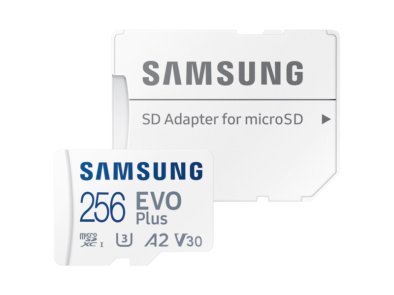 Thẻ nhớ MicroSDXC Samsung Evo Plus U3 A2 V30  512GB / 256GB / 128GB / 64GB 130MB/s V2021 (Trắng) - Phụ Kiện 1986