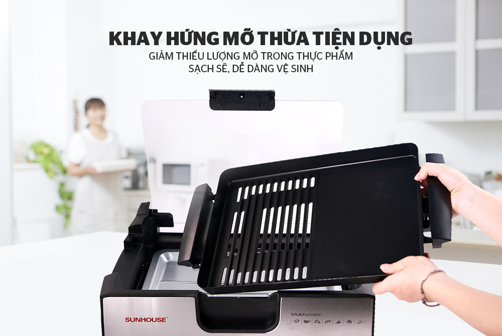 [HCM]BẾP NƯỚNG ĐIỆN SUNHOUSE SHD4603