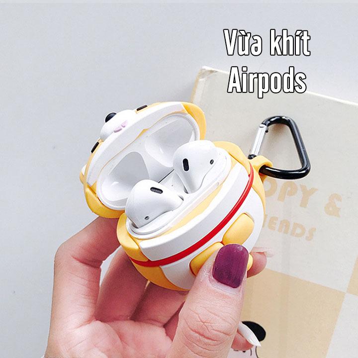 Case silicon cho tai nghe Airpods mẫu Corgi
