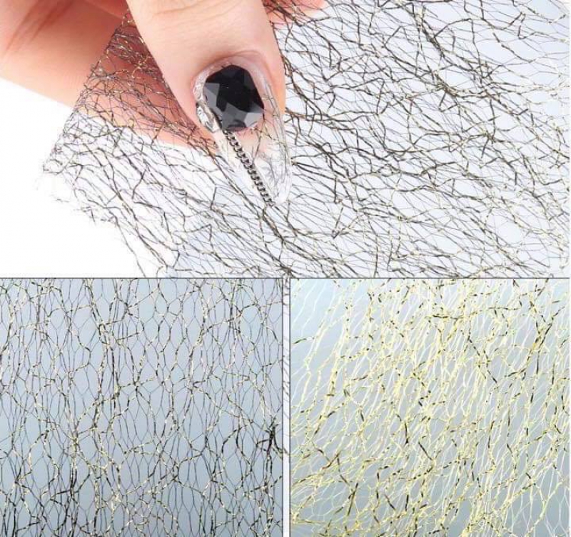 COMBO 2 MIẾNG LƯỚI REN TRANG TRÍ MÓNG 0910