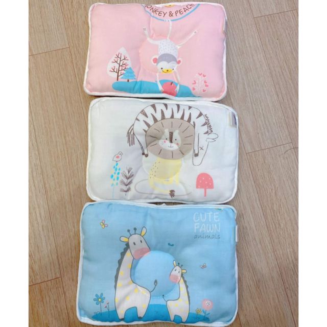 Gối lõm xô sơ sinh sợi tre goodmama