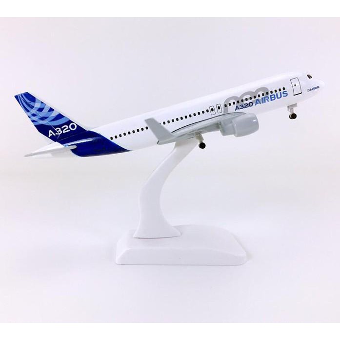 Mô hình máy bay tĩnh airbus a320neo house color 20cm