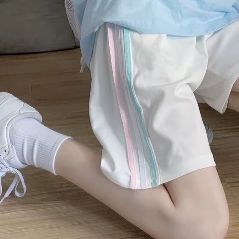 [GIÁ HUỶ DIỆT Quần Đùi Sọc Unisex - Quần Đùi Lửng Uzzlang Nam Nữ