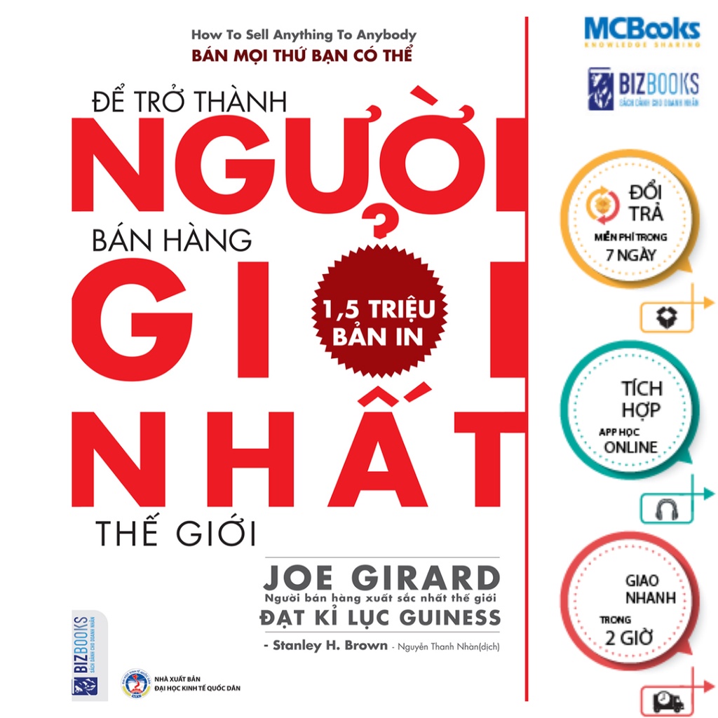 Sách - để trở thành người bán hàng giỏi nhất thế giới - mcbooks