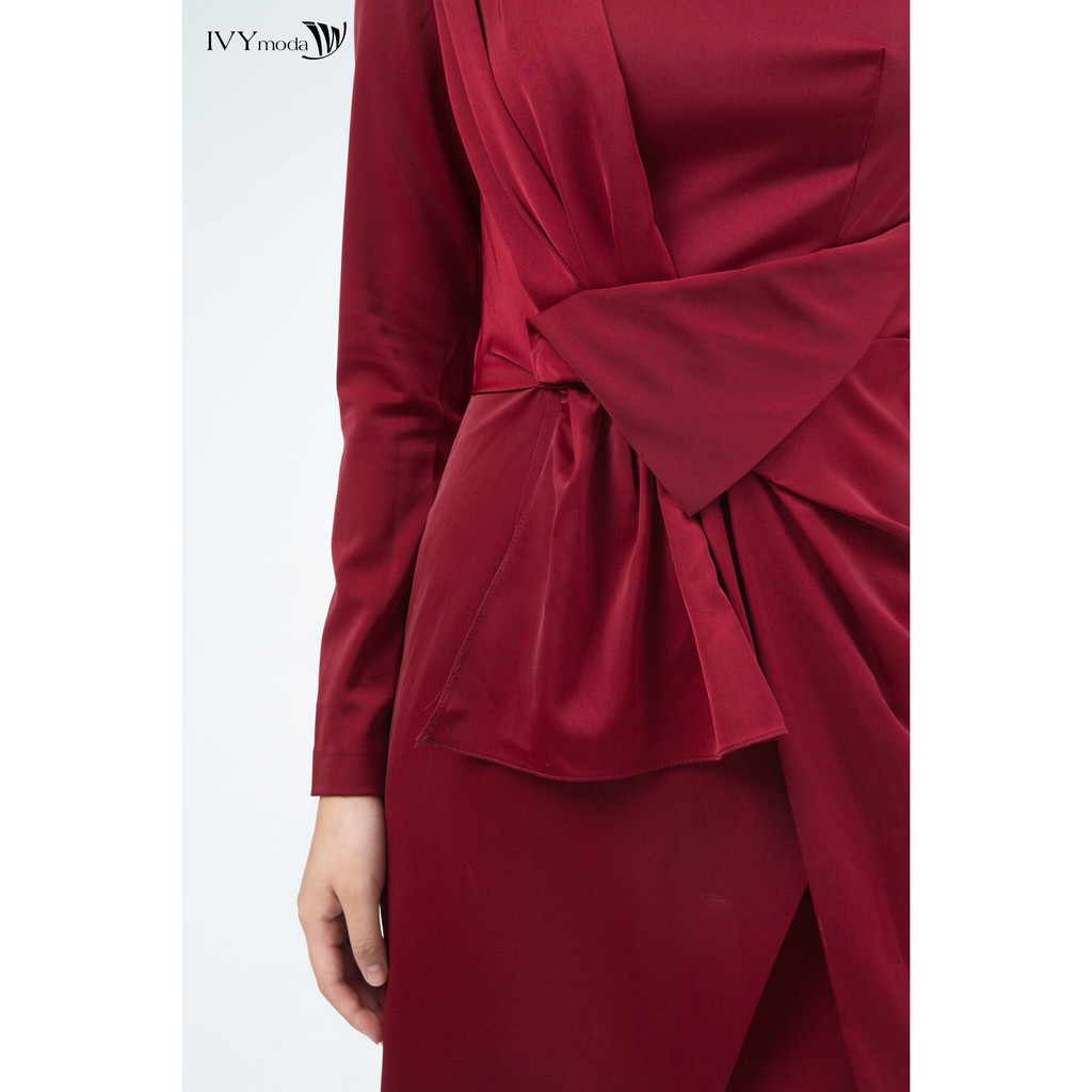 [ Nhập mã LAZSOCIAL10 - Giảm 20% tối đa 99K đơn 199K ] Đầm 2 lớp IVY moda MS 48M5119