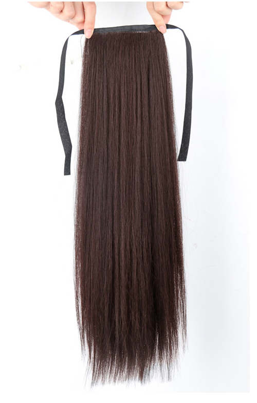 Tóc giả cột thẳng 50cm D13 💖FREESHIP💖 buộc tóc giả nữ, tóc nữ đuôi dài thẳng, tóc giả nữ Sỉ 35k