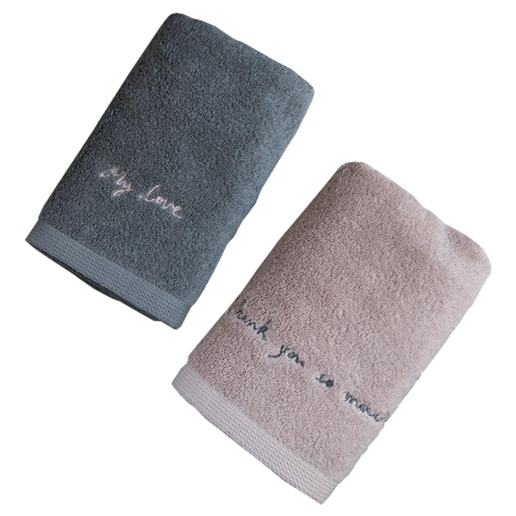 Bắc Âu Trong Dày Hút Nước 100% Cotton Khăn Mặt Vài Khăn Tắm Giản Lược Nghề Thêu Màu Khăn Mặt 100% Cotton Khăn Mặt