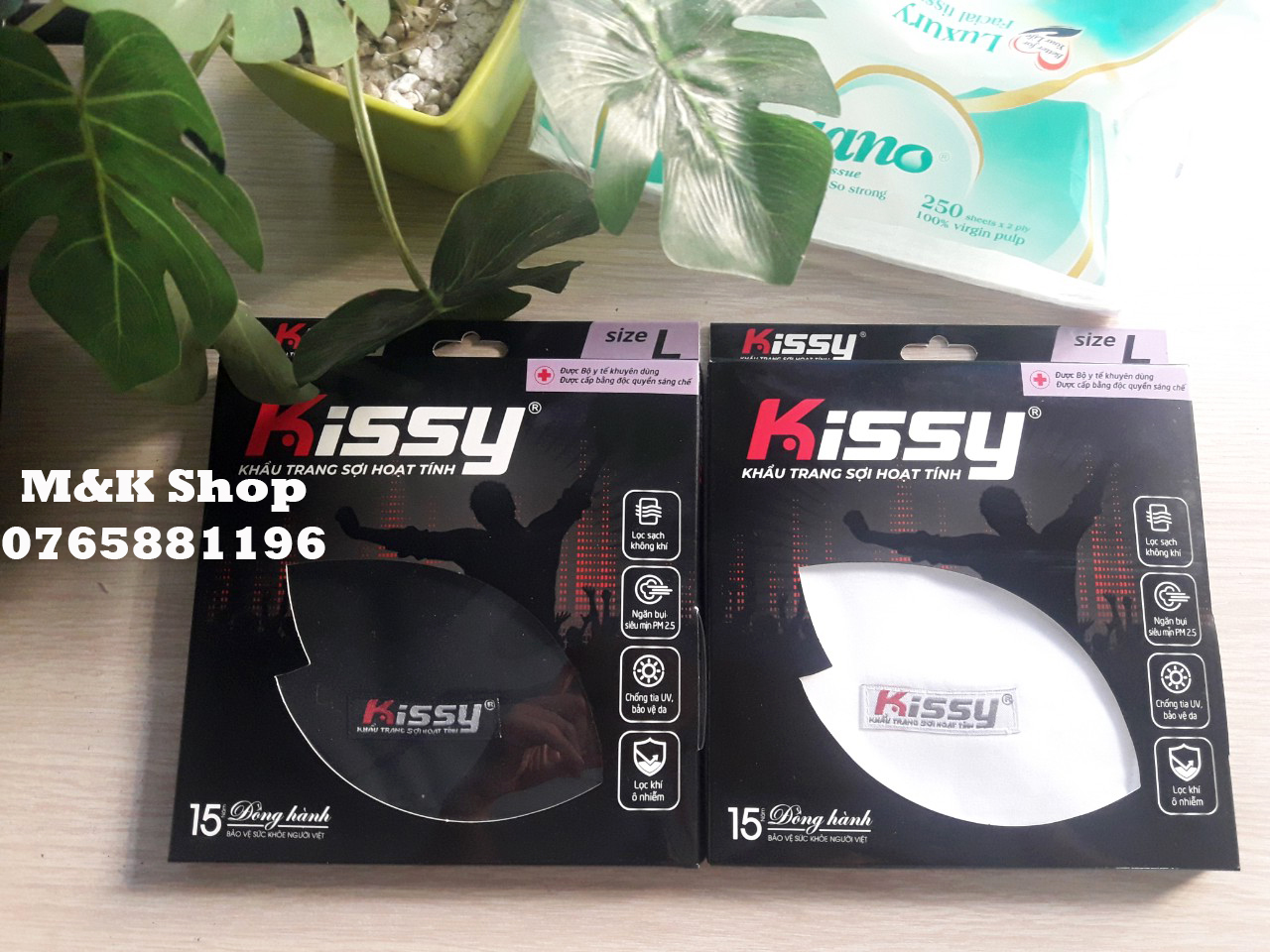 Khẩu trang vải Kissy 3D