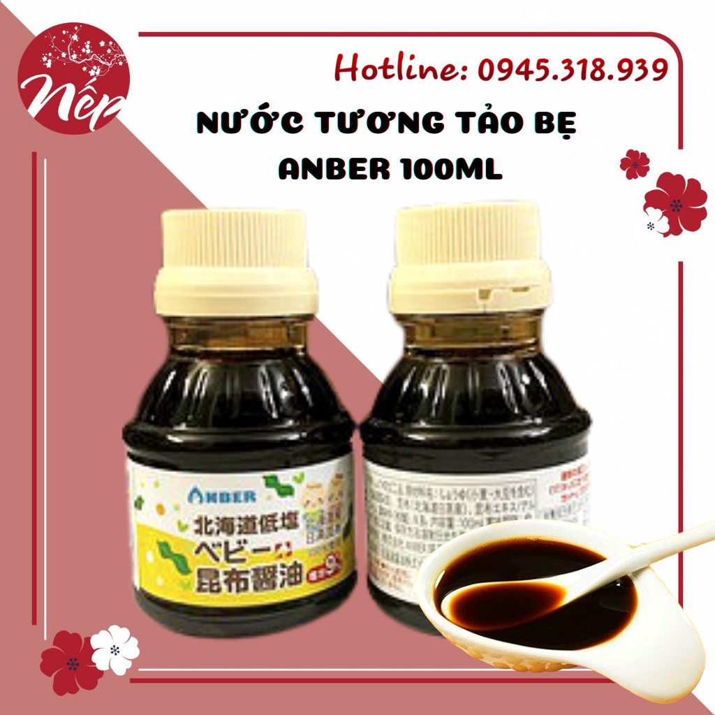 NƯỚC TƯƠNG TẢO BẸ ANBER 100ML NHẬT BẢN - 45214677