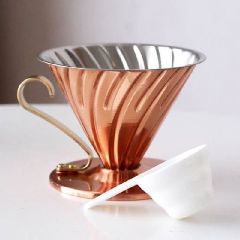[HCM]PHỄU LỌC CÀ PHÊ HARIO V60 COFFEE DRIPPER COPPER VDP-02CP