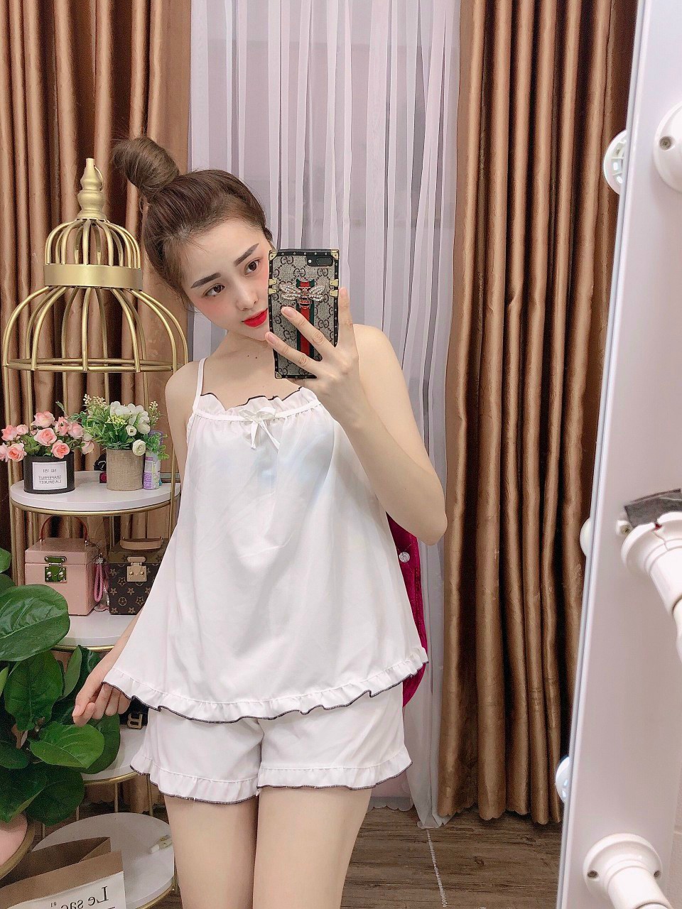 [HCM-CHUYÊN SỈ & LẺ THỜI TRANG] set bộ tiểu thư mặc ở nhà xinh xắn dễ thương