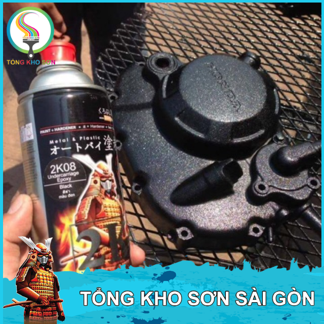 Samurai 2K08 Bình Sơn xịt gầm xe hơi undercoat,Chống rỉ sét, ăn mòn và hoá chất gốc Epoxy