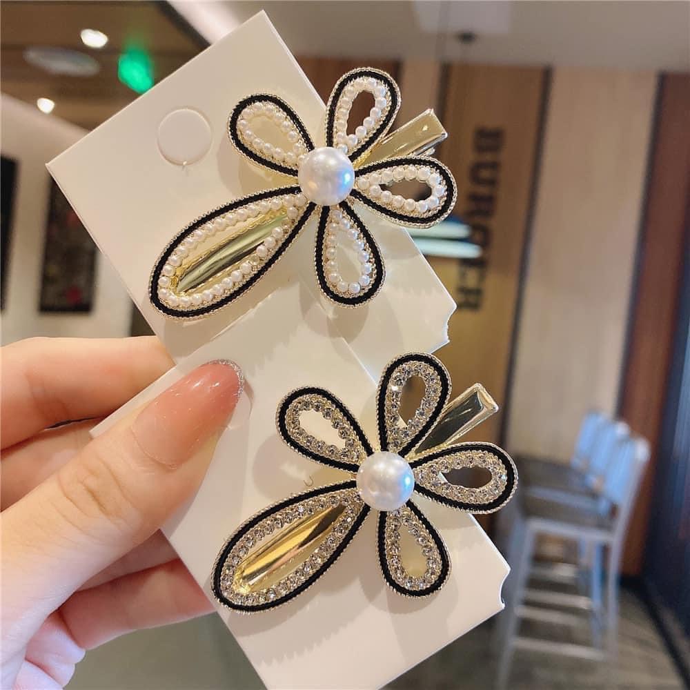 Sét kẹp tóc đính đá phong cách hàn quốc⭐sang chảnh⭐siêu xinh️️️