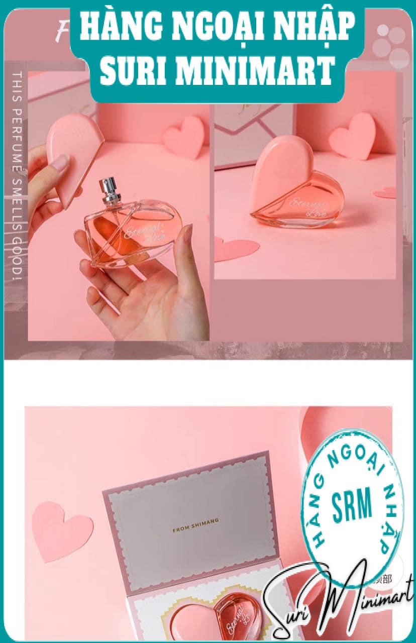 Quà Tặng Nước Hoa Trái Tim Hồng From Shimang Just For You 50Ml Hộp Xịn Siêu  Cute - Mixasale