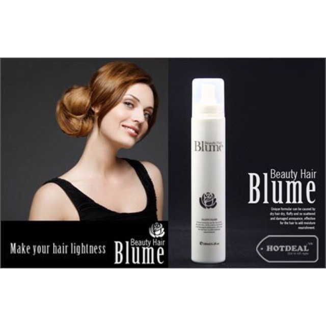 Chai xịt dưỡng tóc blume 180ml