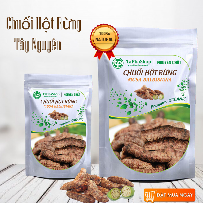 Chuối hột rừng sấy khô ngâm rư.ợu 500g - Chuẩn Thảo Dược Tấn Phát