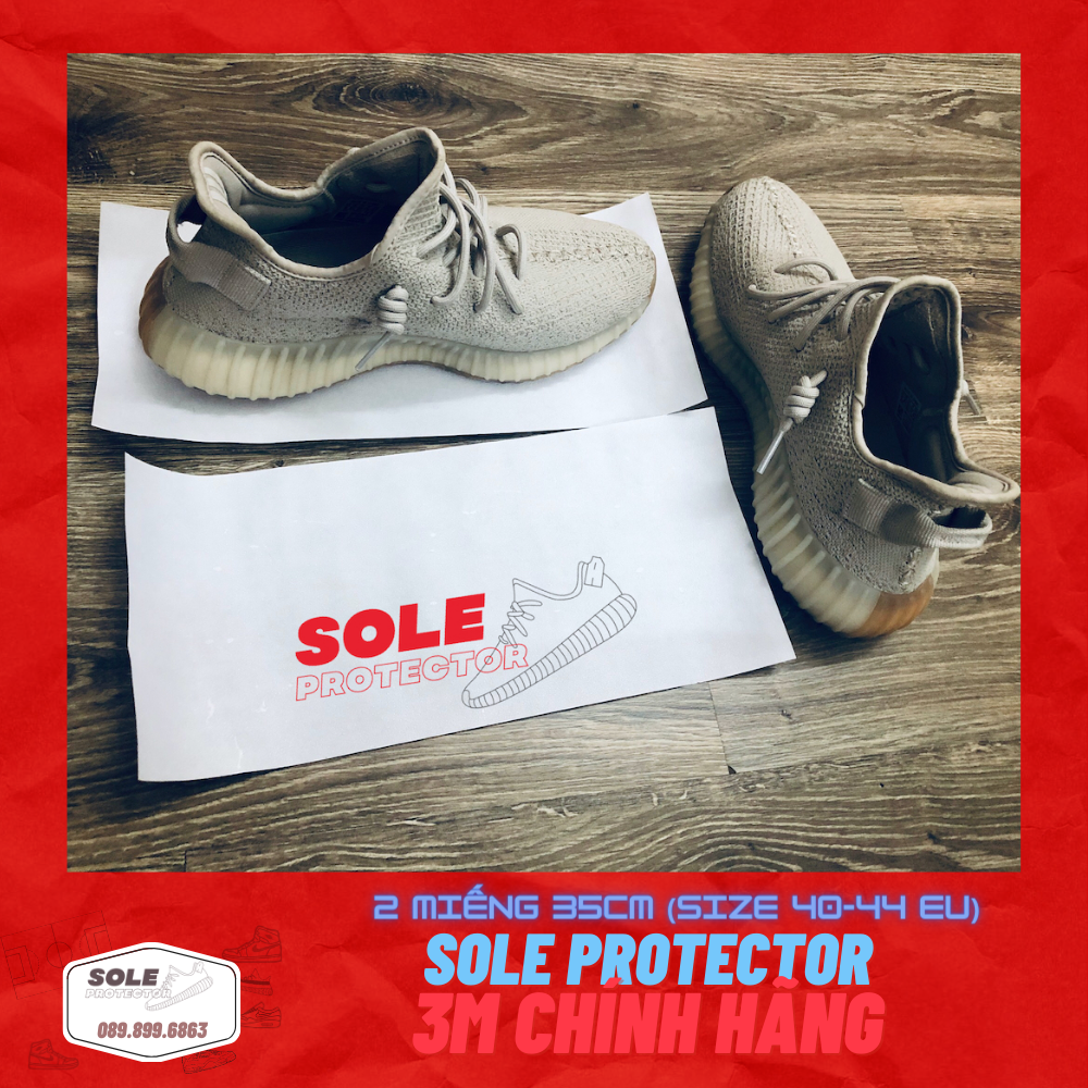 Bộ 2 Miếng Dán Sole Protector 3M USA bảo vệ đế giày Sneaker chống mòn