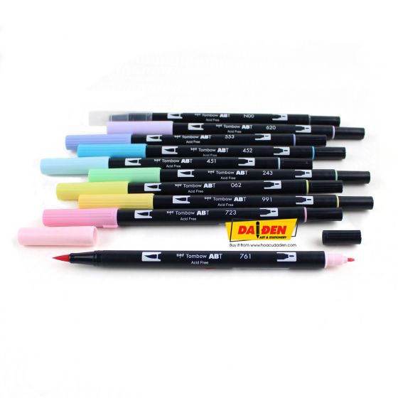 [HCM]Bút Tombow Dual Brush Pen Set Pastel 6/10