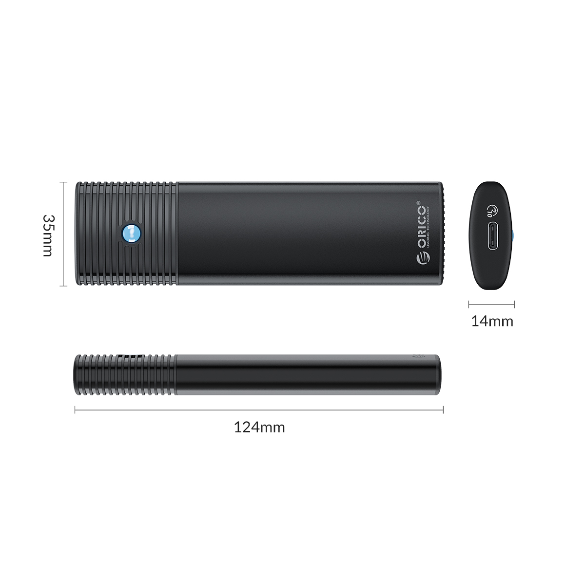 Ổ cứng SSD di động ORICO 120Gb đến 1TB – typeC 3.0