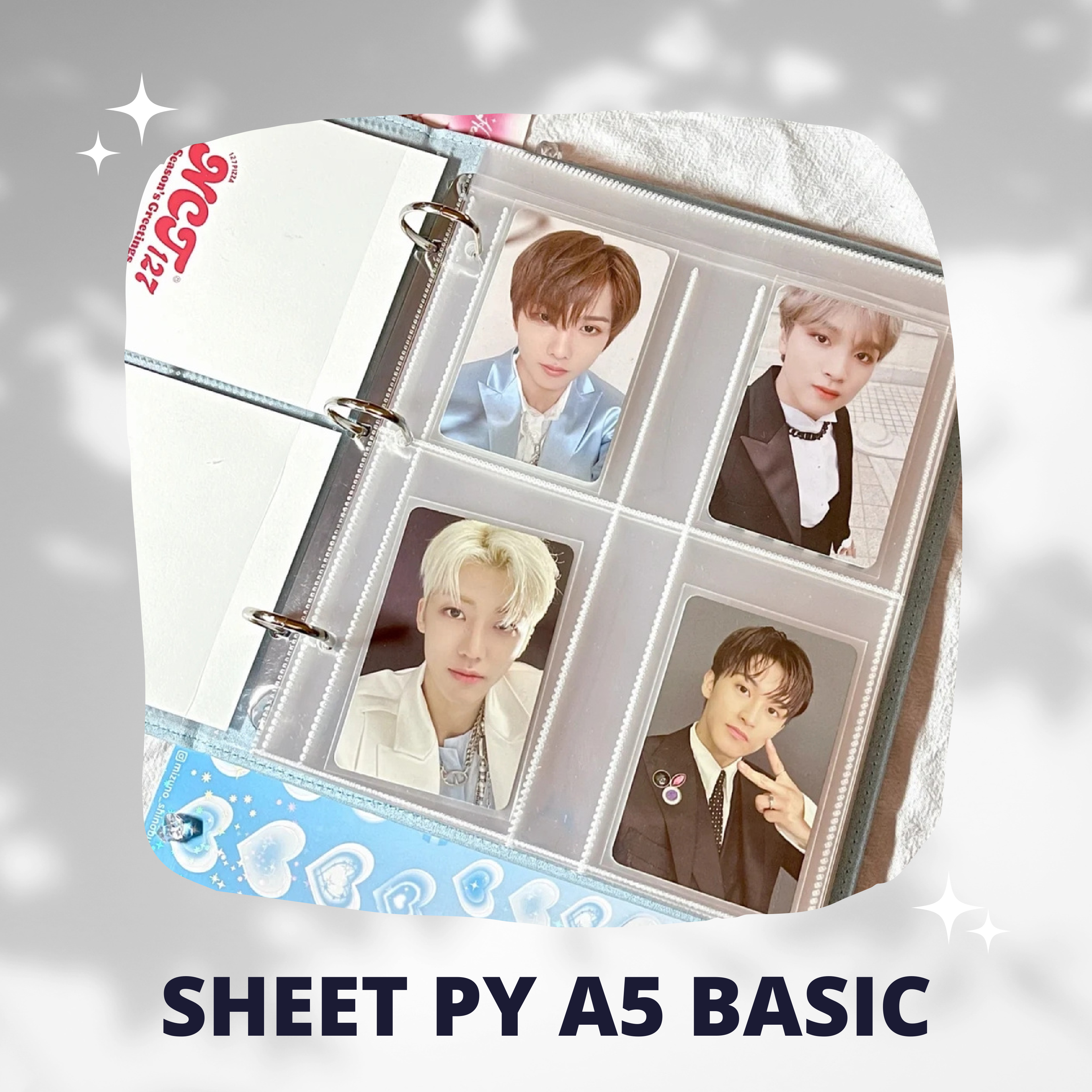 SHEET - A5 BASIC TYPE for 3 rings binder