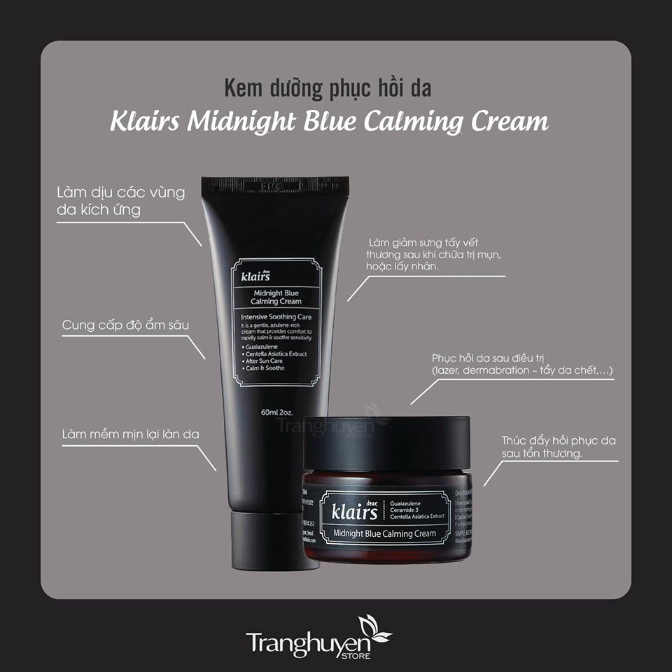 kem dưỡng klair tuýp 60ml