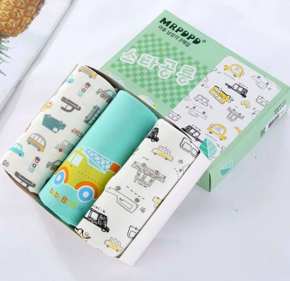 [HCM][ giá sỗ ] - Bộ 3 quần đùi boxer Hàn Quốc mẫu Xe