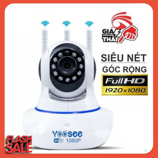 Camera 3 anten 2.0 yoose -có cổng lan.