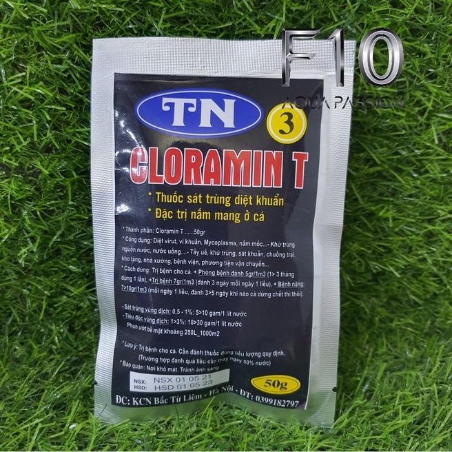 Cloramin TN3 diệt khuẩn & tri nấm mang ở cá