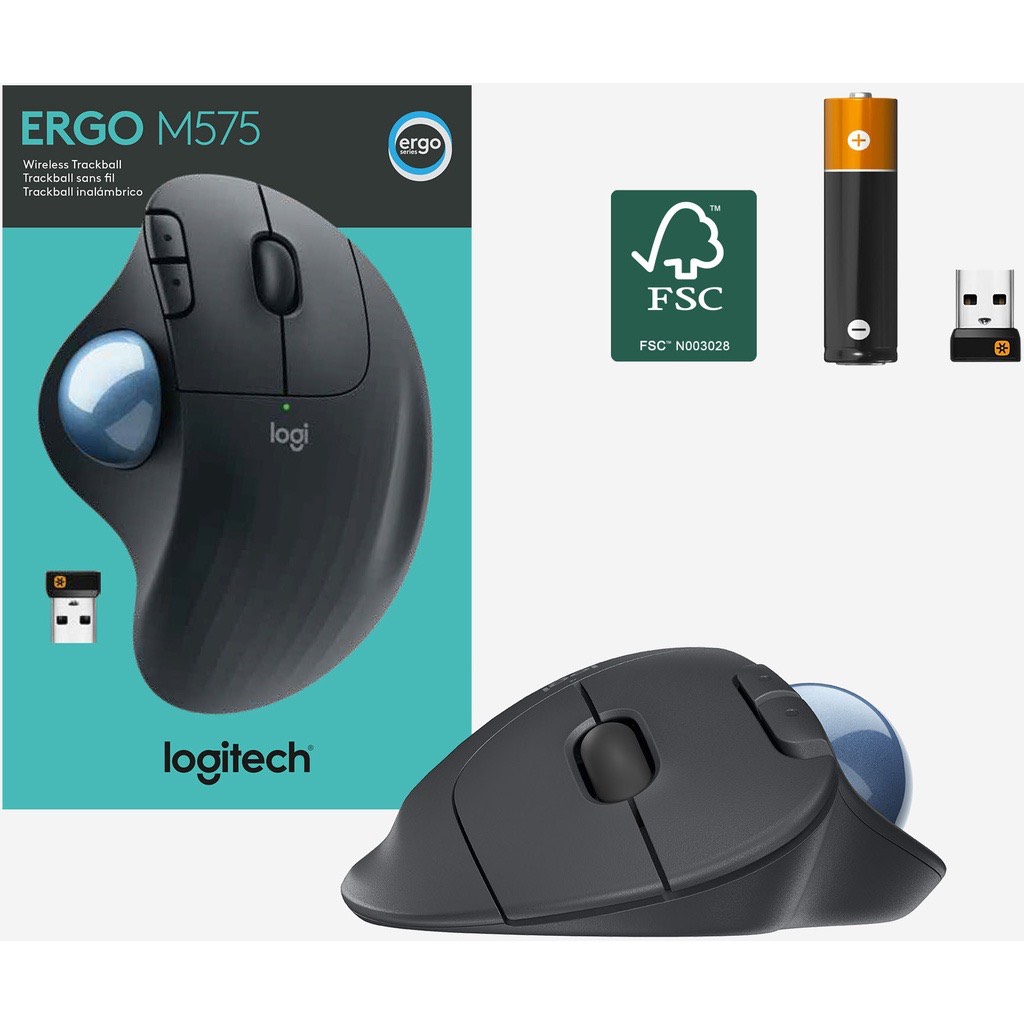 Chuột Không Dây Logitech M575s - Logitech ERGO M575S