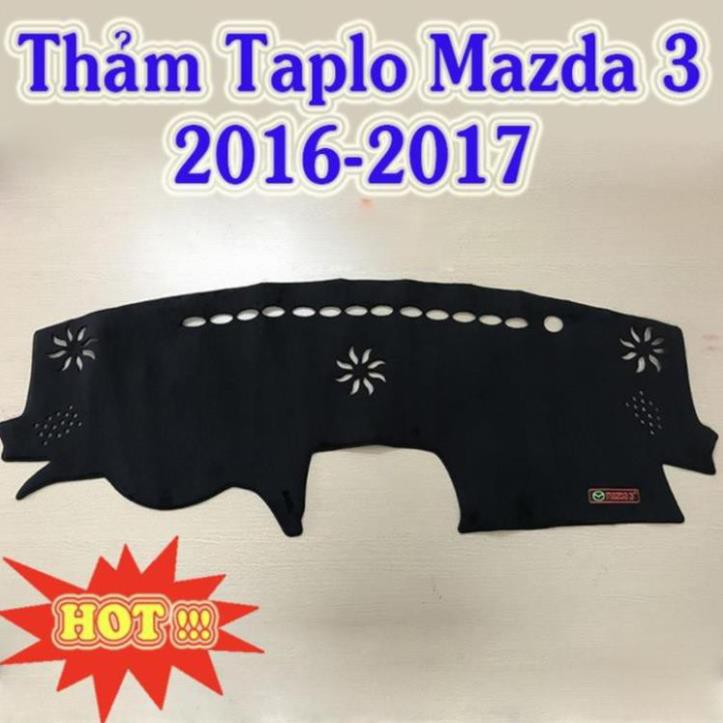 Thảm taplo lông cừu xe Mazda 3 2015-2019