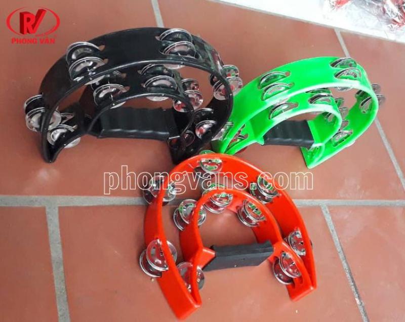Trống tambourine xắc xô nhiều màu