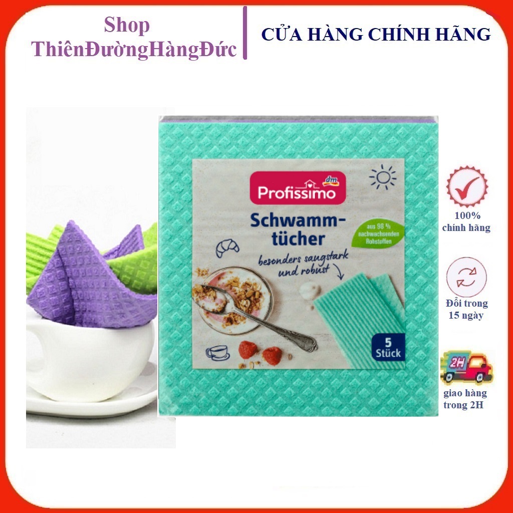 [Hàng Đức chính hãng.HN] KHĂN LAU ĐA NĂNG XỐP VẢI PROFISSIMO ĐỨC{hangducairberlin}