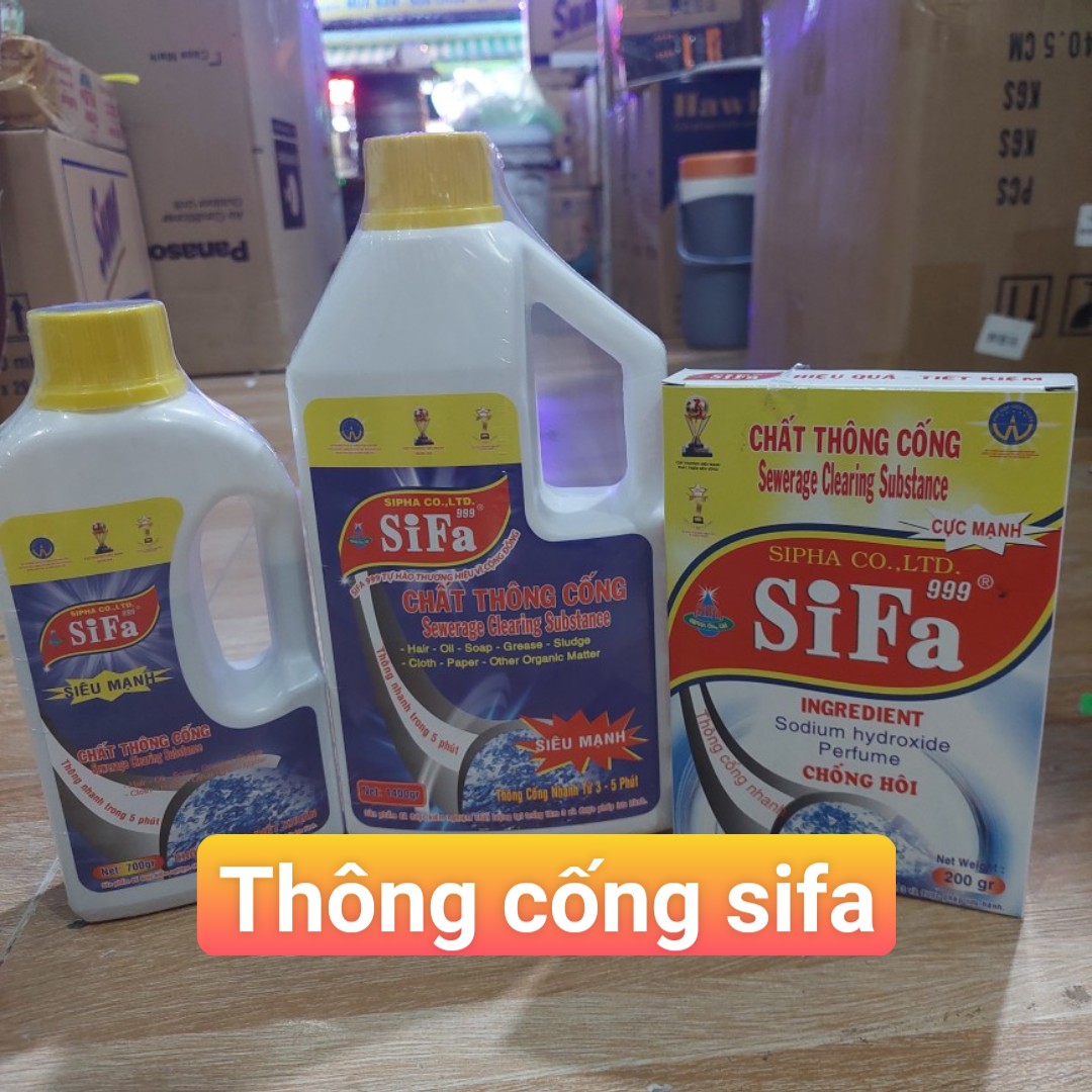 [HCM]chai chất Thông cống SIFA lớn 1400g