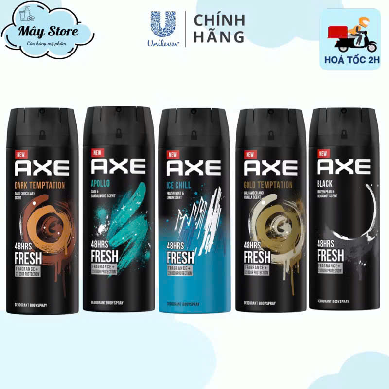 Xịt nước hoa nam toàn thân AXE 135ml