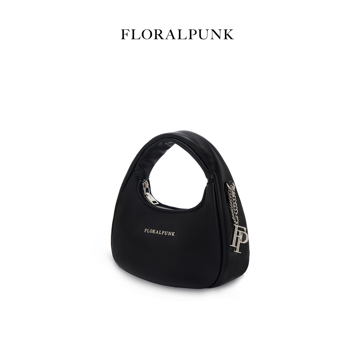 Túi xách Floralpunk Buffy Hobo Bag Black