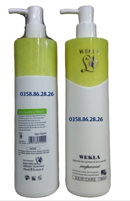 Bộ dầu gội xả hấp siêu phục hồi Wekla