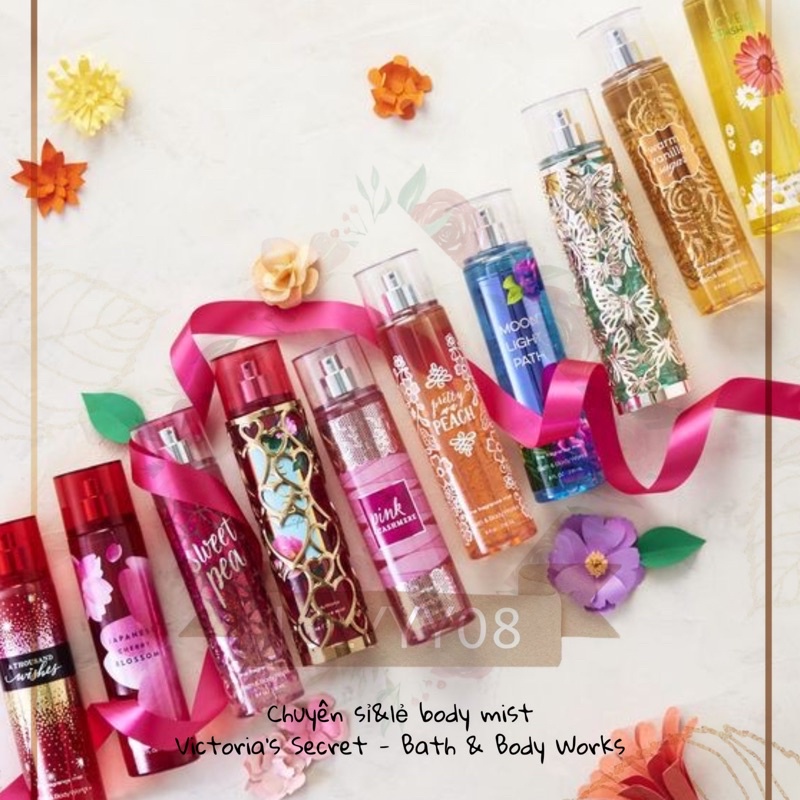 Chiết 10ml Xịt Thơm Toàn Thân Victoria's Secret Body Mist 10ml [Bill Mỹ] +jɥȽÿ08+