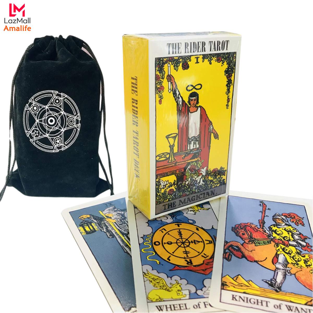 Bài Bói Tarot The Rider Waite Deck Cỡ Nhỏ 6,5x10 Cm Chính Hãng Amalife – Kèm Túi Đựng Bài