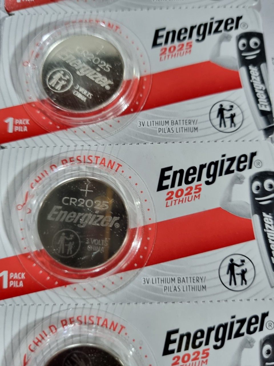 Pin Nút Áo Energizer Lithium 3V CR2025 vỉ 5 viên