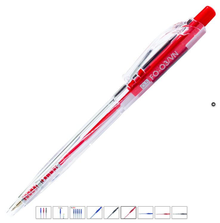 Bút Bi TL / Flexoffice FO-03 - combo 5 cây/màu