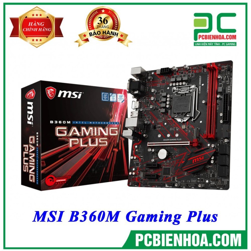 Bảng giá Mainboard MSI B360M GAMING PLUS  ( LGA1151 / M-ATX / 2xDDR4 ) Phong Vũ
