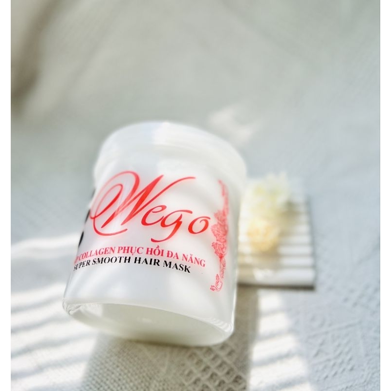 Hấp dầu ủ xả tóc cao cấp Siêu Mềm Mượt, Siêu phục hồi tóc WEGO 1000ml