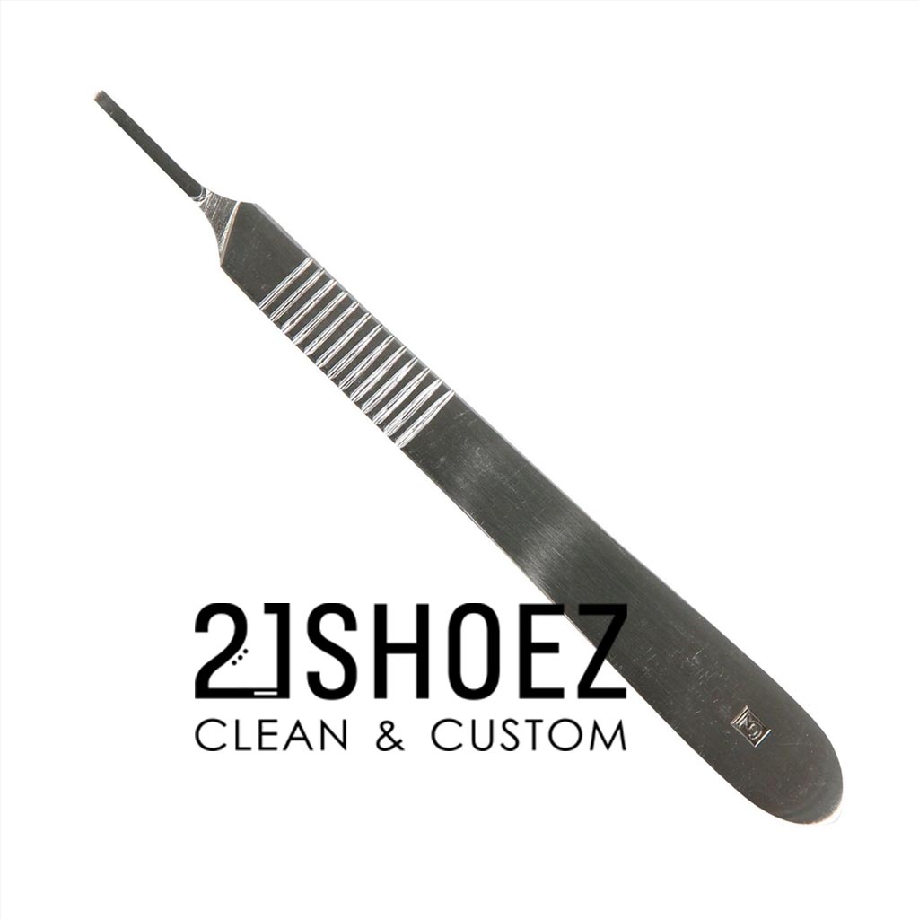 [HOT] Cán Dao Mổ Thép Không Gỉ Custom Giày ( Tặng 5 Lưỡi Dao ) - 21SHOEZ