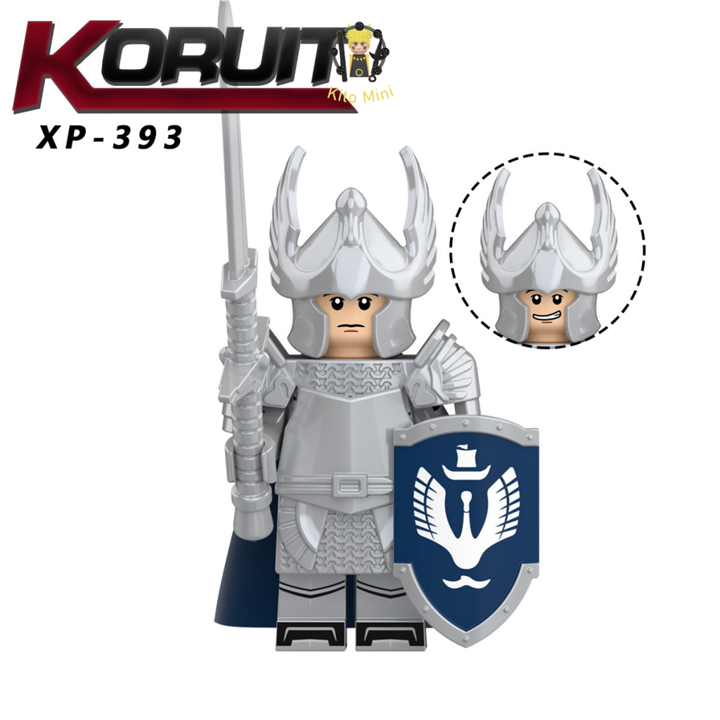 Minifigures Lắp Ráp Mô Hình Nhân Vật Phim Truyện Lính Trung Cổ Lord Of The Rings Koruit KT1051