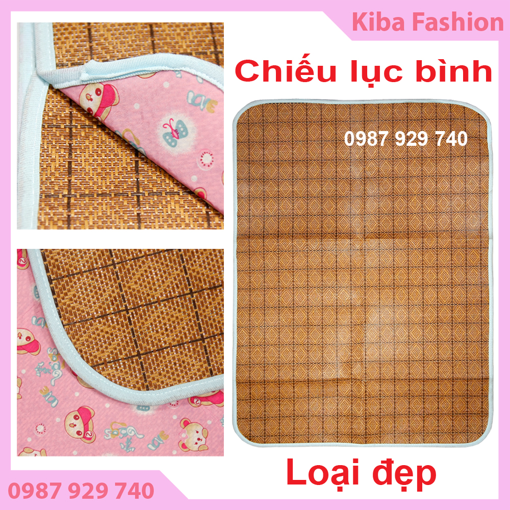 Chiếu lục bình Vip - LOẠI ĐẸP - Chiếu lục bình chống thấm thoáng mát dùng cho mùa hè 58x83cm đồ cho trẻ sơ sinh CLB47