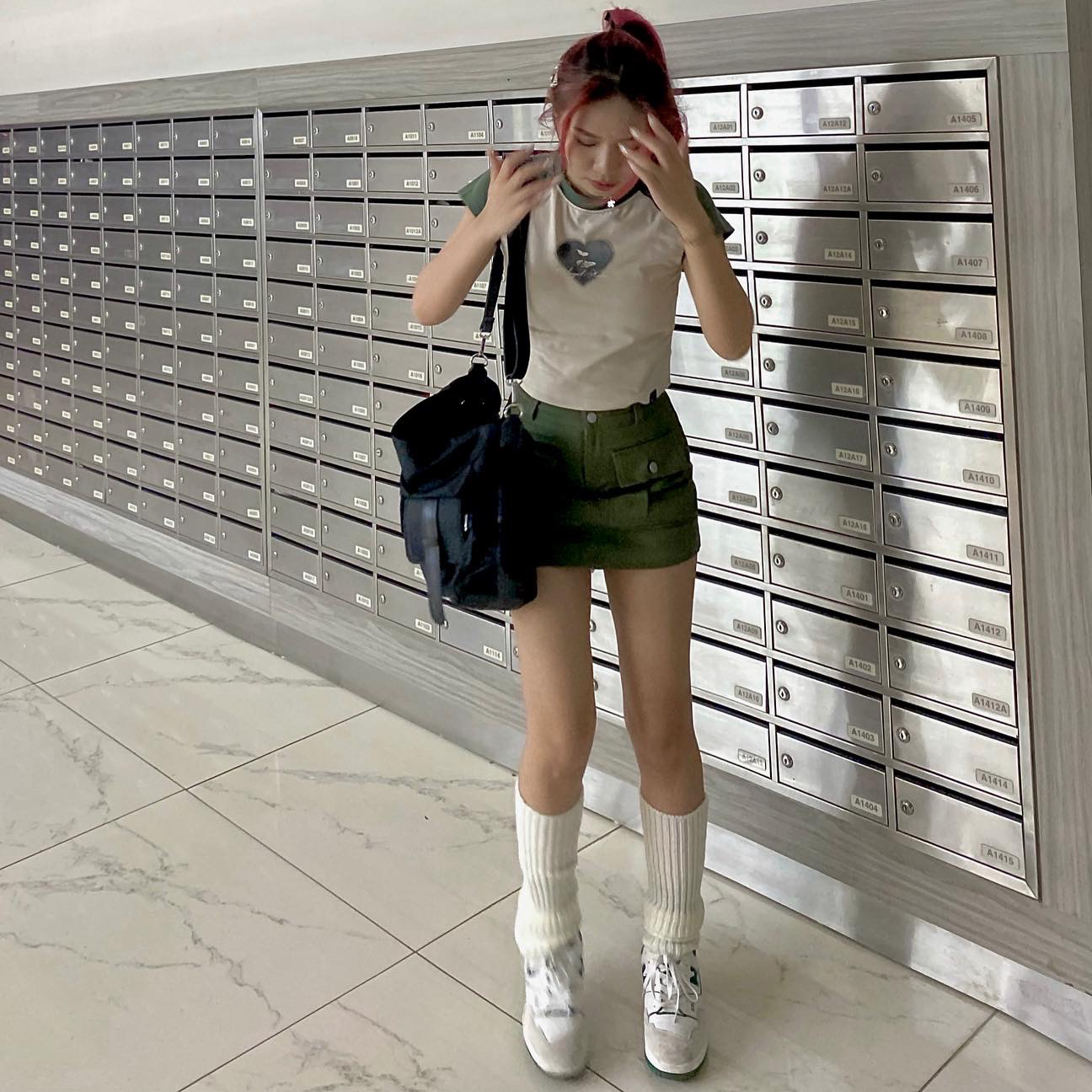 Áo Croptop PRADIES Blur Heart Phom Croptee