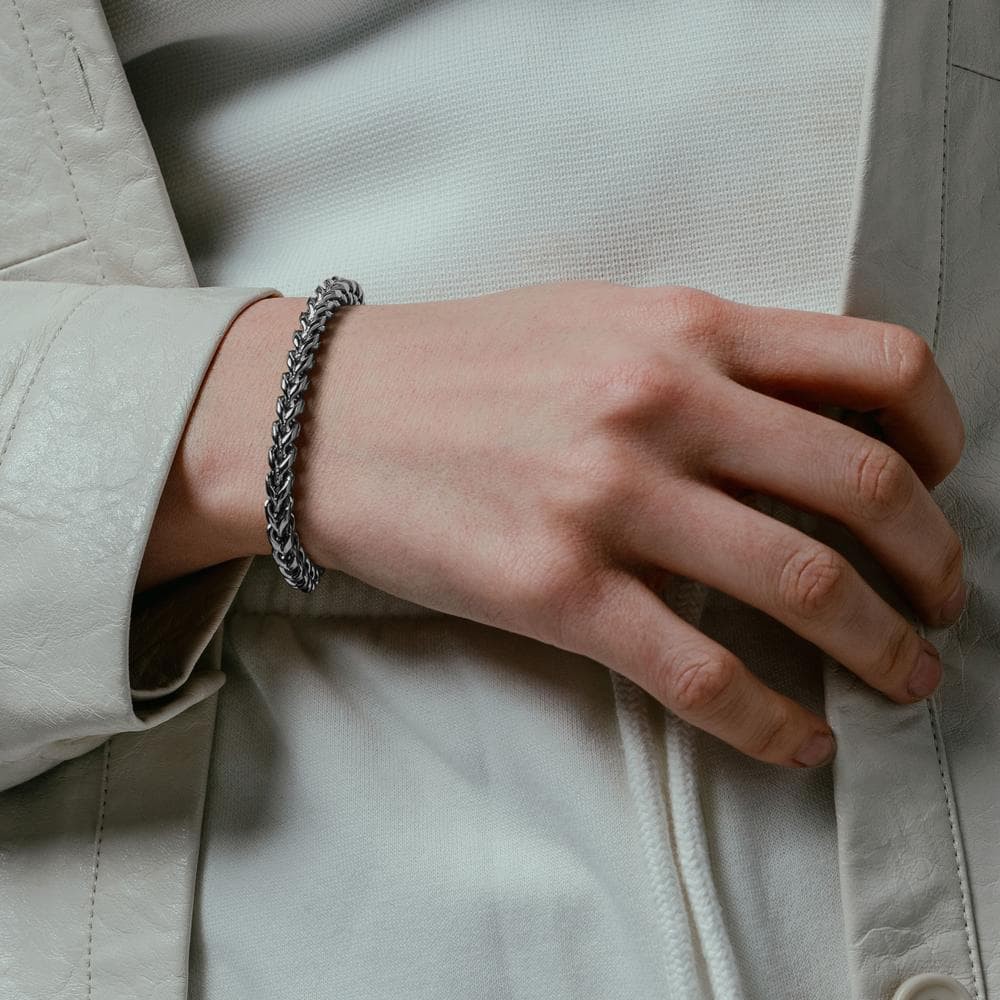 [TẶNG KÈM NHẪN] Vòng tay Chain thép Titanium - FIN V2 - ODIN