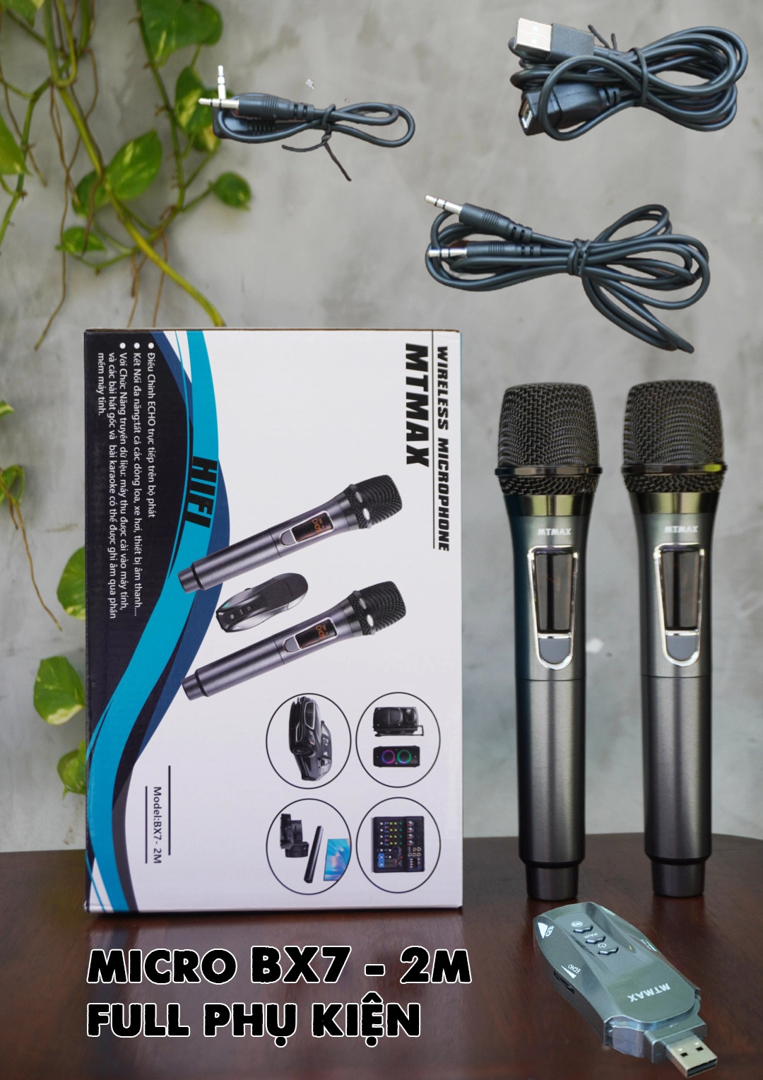 Micro karaoke dành cho ô tô MTMax BX7 / BX7-2M