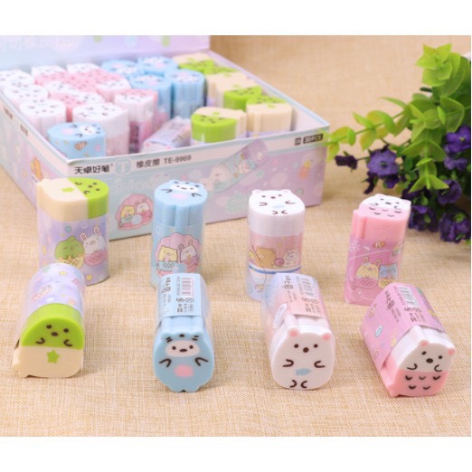 Gôm Molang xinh/Hộp gôm phép tính 12 cục