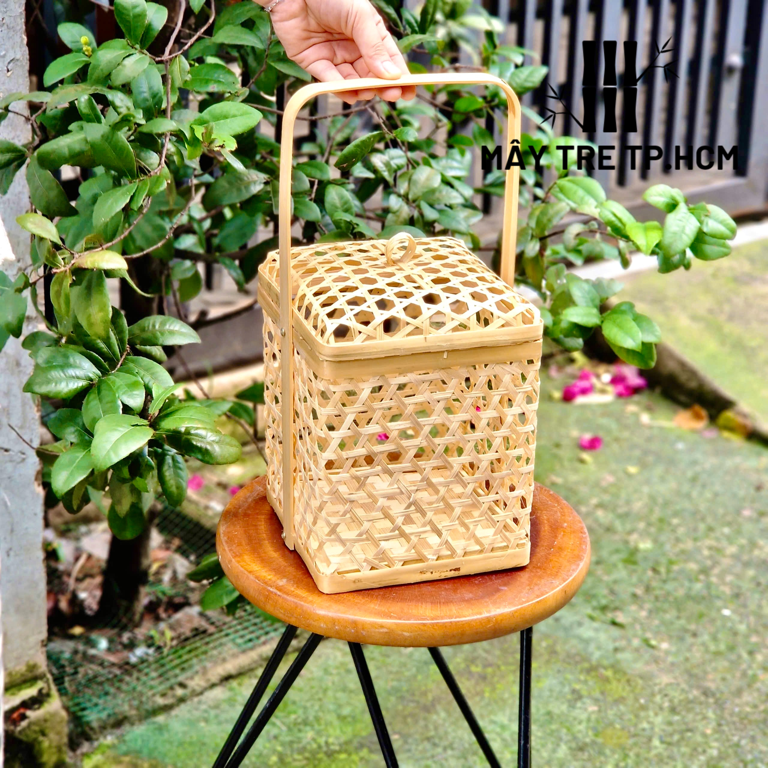 Giỏ mây tre đựng quà, trái cây, giỏ đựng quà tết